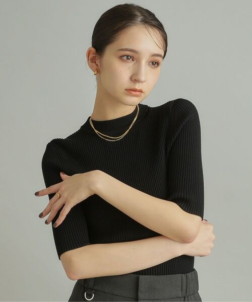 COCOSHNIK ONKITSCH / ココシュニックオンキッチュ ネックレス・ペンダント・チョーカー | シルバー デザインチェーン フラットスネークネックレスS GP | 詳細12