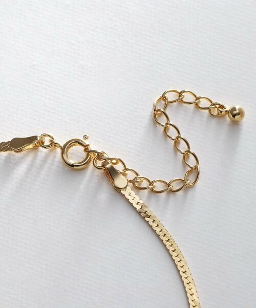 COCOSHNIK ONKITSCH / ココシュニックオンキッチュ ネックレス・ペンダント・チョーカー | シルバー デザインチェーン フラットスネークネックレスS GP | 詳細3