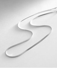 COCOSHNIK ONKITSCH / ココシュニックオンキッチュ ネックレス・ペンダント・チョーカー | シルバー デザインチェーン フラットスネークネックレスS