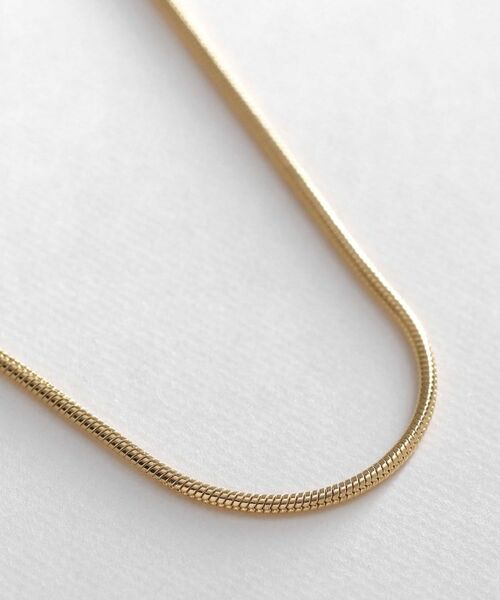 COCOSHNIK ONKITSCH / ココシュニックオンキッチュ ネックレス・ペンダント・チョーカー | シルバー デザインチェーン スネークネックレス GP | 詳細2