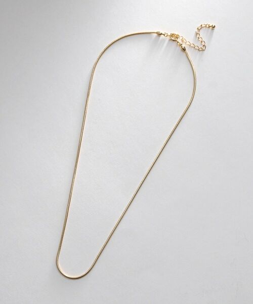 COCOSHNIK ONKITSCH / ココシュニックオンキッチュ ネックレス・ペンダント・チョーカー | シルバー デザインチェーン スネークネックレス GP | 詳細4