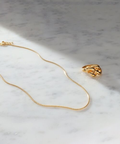 COCOSHNIK ONKITSCH / ココシュニックオンキッチュ ネックレス・ペンダント・チョーカー | シルバー デザインチェーン スネークネックレス GP | 詳細5