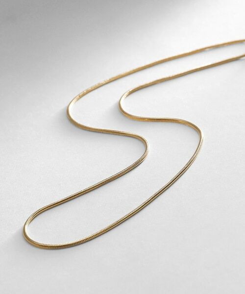 COCOSHNIK ONKITSCH / ココシュニックオンキッチュ ネックレス・ペンダント・チョーカー | シルバー デザインチェーン スネークネックレス GP（ゴールド(600)）