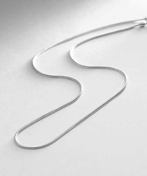 COCOSHNIK ONKITSCH / ココシュニックオンキッチュ ネックレス・ペンダント・チョーカー | シルバー デザインチェーン スネークネックレス | 詳細1