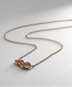 COCOSHNIK ONKITSCH / ココシュニックオンキッチュ ネックレス・ペンダント・チョーカー | シルバー カーブチェーンモチーフ ダブルネックレス GP