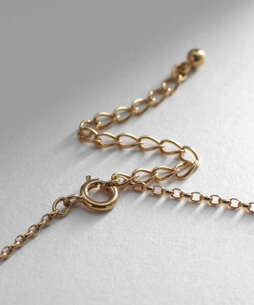 COCOSHNIK ONKITSCH / ココシュニックオンキッチュ ネックレス・ペンダント・チョーカー | シルバー カーブチェーンモチーフ ダブルネックレス GP | 詳細3