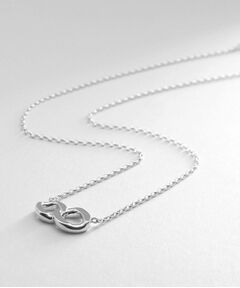COCOSHNIK ONKITSCH / ココシュニックオンキッチュ ネックレス・ペンダント・チョーカー | シルバー カーブチェーンモチーフ ダブルネックレス