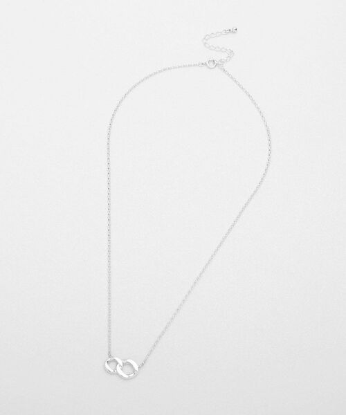 COCOSHNIK ONKITSCH / ココシュニックオンキッチュ ネックレス・ペンダント・チョーカー | シルバー カーブチェーンモチーフ ダブルネックレス | 詳細4