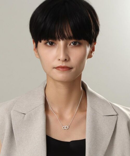 COCOSHNIK ONKITSCH / ココシュニックオンキッチュ ネックレス・ペンダント・チョーカー | シルバー カーブチェーンモチーフ ダブルネックレス | 詳細7