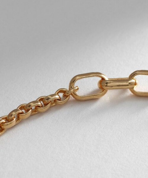 COCOSHNIK ONKITSCH / ココシュニックオンキッチュ ネックレス・ペンダント・チョーカー | シルバー ミックスネックレス ドームチェーンマンテルネックレス GP | 詳細3