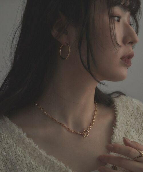 COCOSHNIK ONKITSCH / ココシュニックオンキッチュ ネックレス・ペンダント・チョーカー | シルバー ミックスネックレス ドームチェーンマンテルネックレス GP | 詳細7