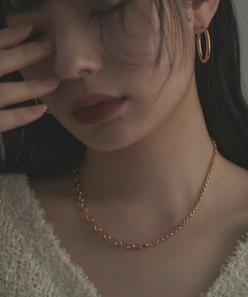 COCOSHNIK ONKITSCH / ココシュニックオンキッチュ ネックレス・ペンダント・チョーカー | シルバー ミックスネックレス ドームチェーンマンテルネックレス GP | 詳細8