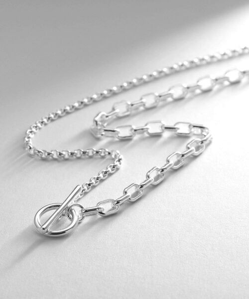 COCOSHNIK ONKITSCH / ココシュニックオンキッチュ ネックレス・ペンダント・チョーカー | シルバー ミックスネックレス ドームチェーンマンテルネックレス | 詳細1