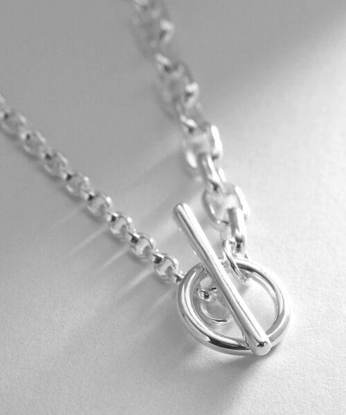 COCOSHNIK ONKITSCH / ココシュニックオンキッチュ ネックレス・ペンダント・チョーカー | シルバー ミックスネックレス ドームチェーンマンテルネックレス | 詳細2