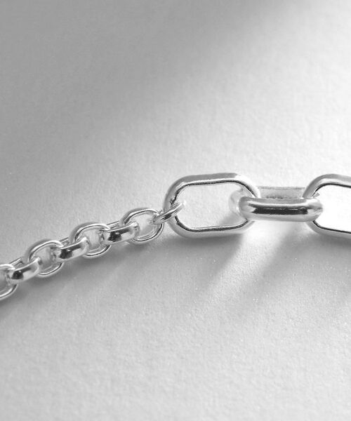 COCOSHNIK ONKITSCH / ココシュニックオンキッチュ ネックレス・ペンダント・チョーカー | シルバー ミックスネックレス ドームチェーンマンテルネックレス | 詳細3