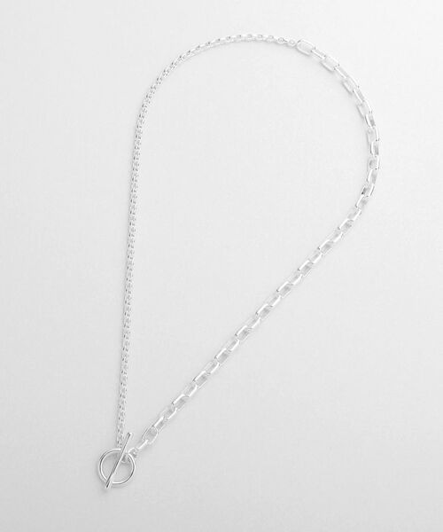 COCOSHNIK ONKITSCH / ココシュニックオンキッチュ ネックレス・ペンダント・チョーカー | シルバー ミックスネックレス ドームチェーンマンテルネックレス | 詳細4
