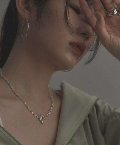 COCOSHNIK ONKITSCH / ココシュニックオンキッチュ ネックレス・ペンダント・チョーカー | シルバー ミックスネックレス ドームチェーンマンテルネックレス | 詳細7