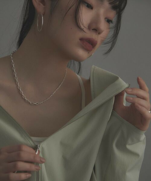 COCOSHNIK ONKITSCH / ココシュニックオンキッチュ ネックレス・ペンダント・チョーカー | シルバー ミックスネックレス ドームチェーンマンテルネックレス | 詳細9