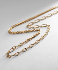 COCOSHNIK ONKITSCH / ココシュニックオンキッチュ ネックレス・ペンダント・チョーカー | シルバー ミックスネックレス ケーブルチェーン２ＷＡＹネックレス GP