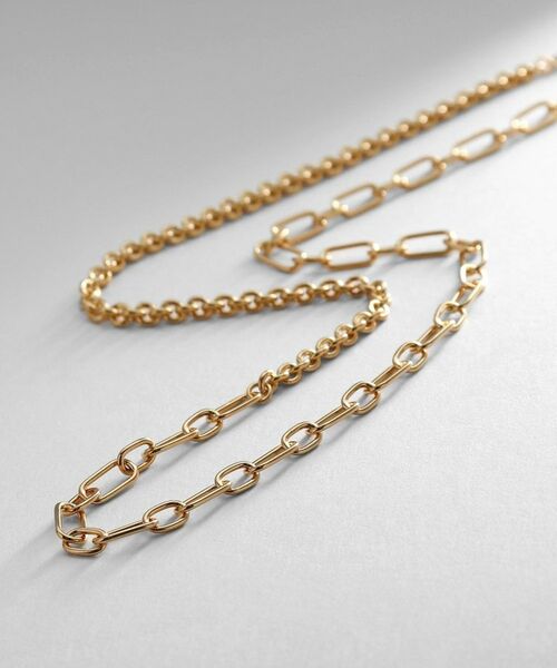 COCOSHNIK ONKITSCH / ココシュニックオンキッチュ ネックレス・ペンダント・チョーカー | シルバー ミックスネックレス ケーブルチェーン２ＷＡＹネックレス GP | 詳細1