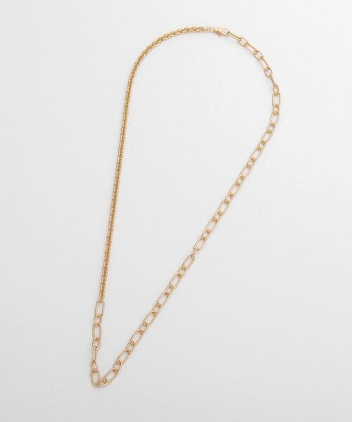 COCOSHNIK ONKITSCH / ココシュニックオンキッチュ ネックレス・ペンダント・チョーカー | シルバー ミックスネックレス ケーブルチェーン２ＷＡＹネックレス GP | 詳細5