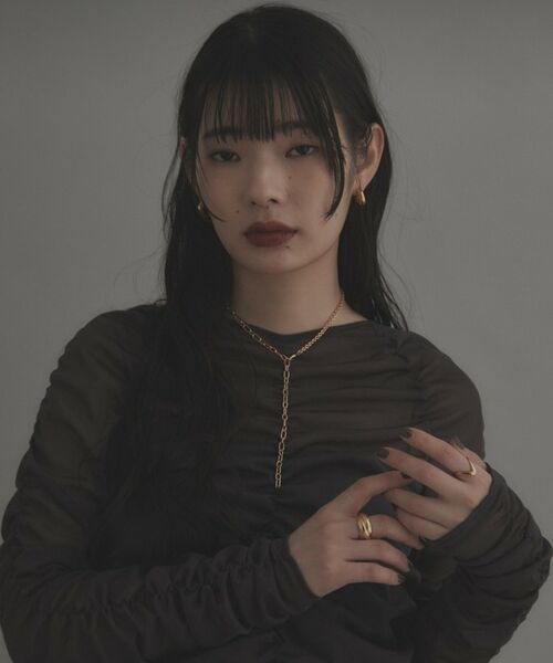 COCOSHNIK ONKITSCH / ココシュニックオンキッチュ ネックレス・ペンダント・チョーカー | シルバー ミックスネックレス ケーブルチェーン２ＷＡＹネックレス GP | 詳細8