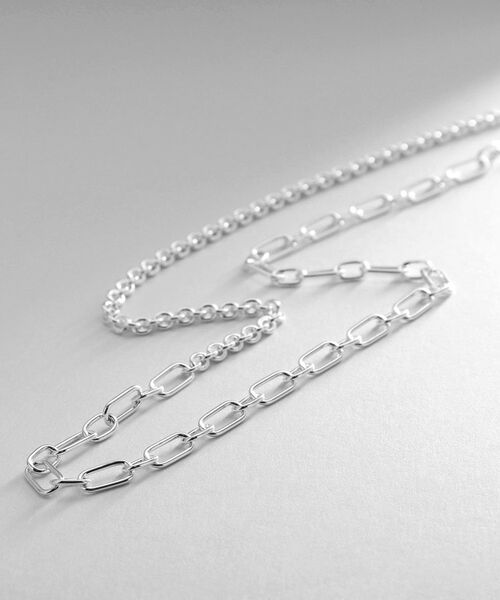 COCOSHNIK ONKITSCH / ココシュニックオンキッチュ ネックレス・ペンダント・チョーカー | シルバー ミックスネックレス ケーブルチェーン２ＷＡＹネックレス | 詳細1