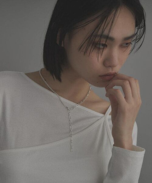 COCOSHNIK ONKITSCH / ココシュニックオンキッチュ ネックレス・ペンダント・チョーカー | シルバー ミックスネックレス ケーブルチェーン２ＷＡＹネックレス | 詳細11