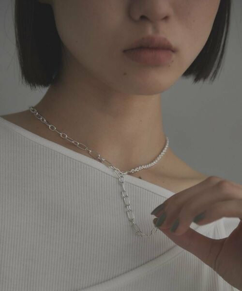 COCOSHNIK ONKITSCH / ココシュニックオンキッチュ ネックレス・ペンダント・チョーカー | シルバー ミックスネックレス ケーブルチェーン２ＷＡＹネックレス | 詳細12