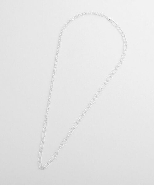 COCOSHNIK ONKITSCH / ココシュニックオンキッチュ ネックレス・ペンダント・チョーカー | シルバー ミックスネックレス ケーブルチェーン２ＷＡＹネックレス | 詳細5