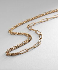 COCOSHNIK ONKITSCH / ココシュニックオンキッチュ ネックレス・ペンダント・チョーカー | シルバー コンビネーションチェーン ニュアンスボールネックレス GP