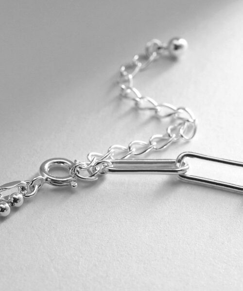 COCOSHNIK ONKITSCH / ココシュニックオンキッチュ ネックレス・ペンダント・チョーカー | シルバー コンビネーションチェーン ニュアンスボールネックレス | 詳細3