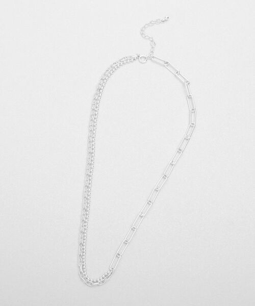 COCOSHNIK ONKITSCH / ココシュニックオンキッチュ ネックレス・ペンダント・チョーカー | シルバー コンビネーションチェーン ニュアンスボールネックレス | 詳細4