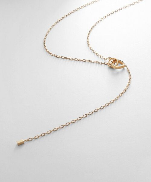 COCOSHNIK ONKITSCH / ココシュニックオンキッチュ ネックレス・ペンダント・チョーカー | シルバー ツイストスクエア Yネックレス GP | 詳細1