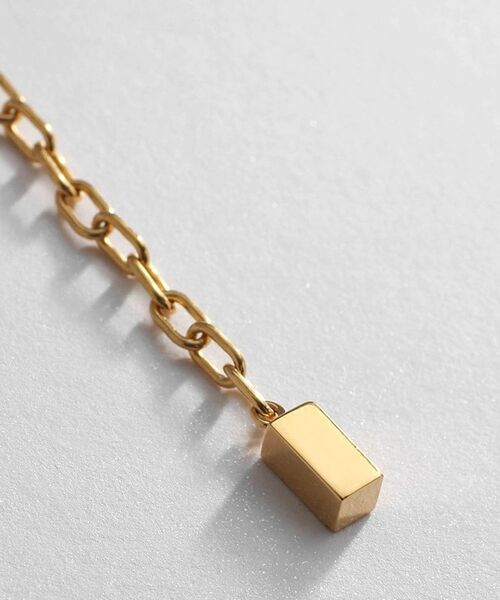 COCOSHNIK ONKITSCH / ココシュニックオンキッチュ ネックレス・ペンダント・チョーカー | シルバー ツイストスクエア Yネックレス GP | 詳細2