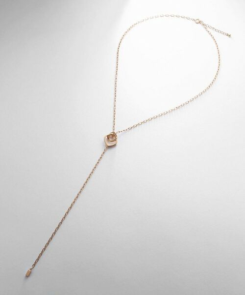 COCOSHNIK ONKITSCH / ココシュニックオンキッチュ ネックレス・ペンダント・チョーカー | シルバー ツイストスクエア Yネックレス GP | 詳細5