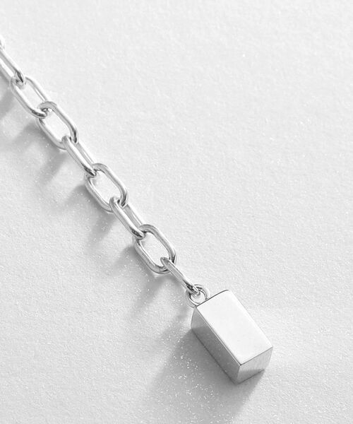 COCOSHNIK ONKITSCH / ココシュニックオンキッチュ ネックレス・ペンダント・チョーカー | シルバー ツイストスクエア Yネックレス | 詳細2