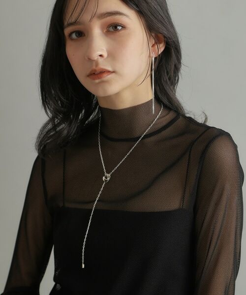 COCOSHNIK ONKITSCH / ココシュニックオンキッチュ ネックレス・ペンダント・チョーカー | シルバー ツイストスクエア Yネックレス | 詳細9