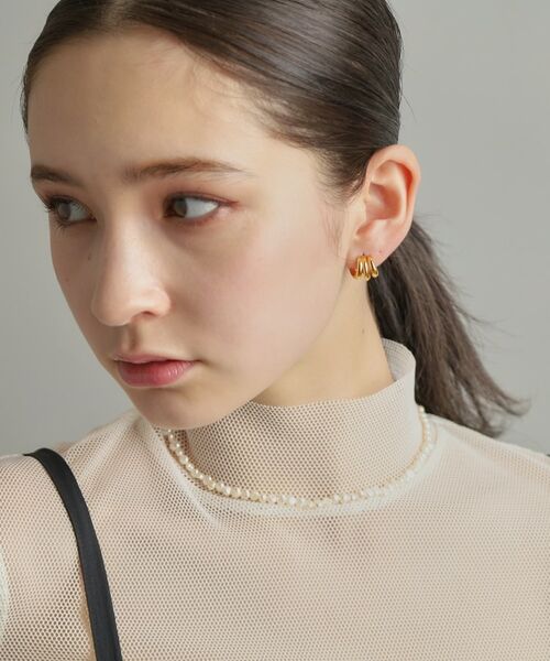 COCOSHNIK ONKITSCH / ココシュニックオンキッチュ ネックレス・ペンダント・チョーカー | シルバー バロックパール カーブチェーン マンテルネックレス GP | 詳細10