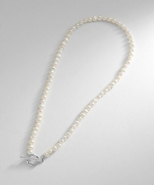 COCOSHNIK ONKITSCH / ココシュニックオンキッチュ ネックレス・ペンダント・チョーカー | シルバー バロックパール カーブチェーン マンテルネックレス | 詳細4