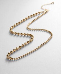 COCOSHNIK ONKITSCH / ココシュニックオンキッチュ ネックレス・ペンダント・チョーカー | シルバー デザインチェーン ミックスボールネックレス GP