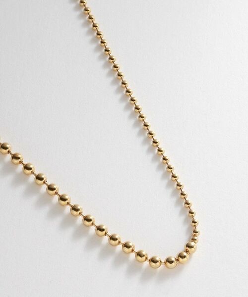 COCOSHNIK ONKITSCH / ココシュニックオンキッチュ ネックレス・ペンダント・チョーカー | シルバー デザインチェーン ミックスボールネックレス GP | 詳細2