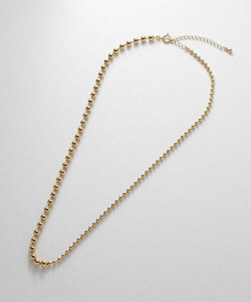 COCOSHNIK ONKITSCH / ココシュニックオンキッチュ ネックレス・ペンダント・チョーカー | シルバー デザインチェーン ミックスボールネックレス GP | 詳細4