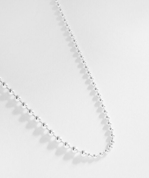 COCOSHNIK ONKITSCH / ココシュニックオンキッチュ ネックレス・ペンダント・チョーカー | シルバー デザインチェーン ミックスボールネックレス | 詳細2