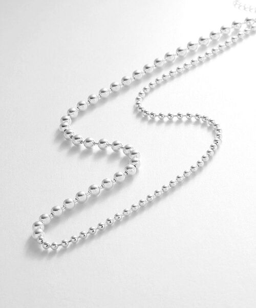COCOSHNIK ONKITSCH / ココシュニックオンキッチュ ネックレス・ペンダント・チョーカー | シルバー デザインチェーン ミックスボールネックレス（シルバー(600)）
