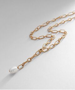 COCOSHNIK ONKITSCH / ココシュニックオンキッチュ ネックレス・ペンダント・チョーカー | シルバー バロックパール 2WAYドロップ ネックレス GP