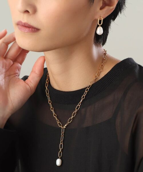 COCOSHNIK ONKITSCH / ココシュニックオンキッチュ ネックレス・ペンダント・チョーカー | シルバー バロックパール 2WAYドロップ ネックレス GP | 詳細12