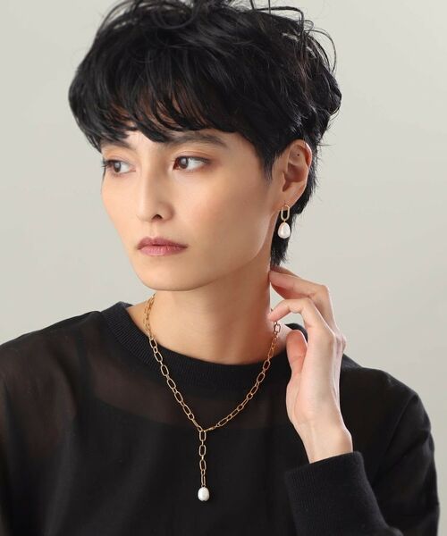 COCOSHNIK ONKITSCH / ココシュニックオンキッチュ ネックレス・ペンダント・チョーカー | シルバー バロックパール 2WAYドロップ ネックレス GP | 詳細6