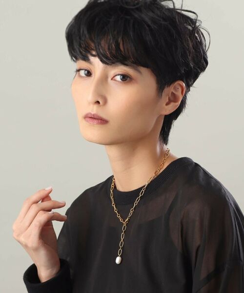 COCOSHNIK ONKITSCH / ココシュニックオンキッチュ ネックレス・ペンダント・チョーカー | シルバー バロックパール 2WAYドロップ ネックレス GP | 詳細8