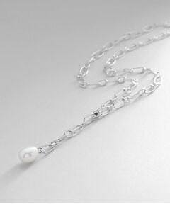 COCOSHNIK ONKITSCH / ココシュニックオンキッチュ ネックレス・ペンダント・チョーカー | シルバー バロックパール 2WAYドロップ ネックレス